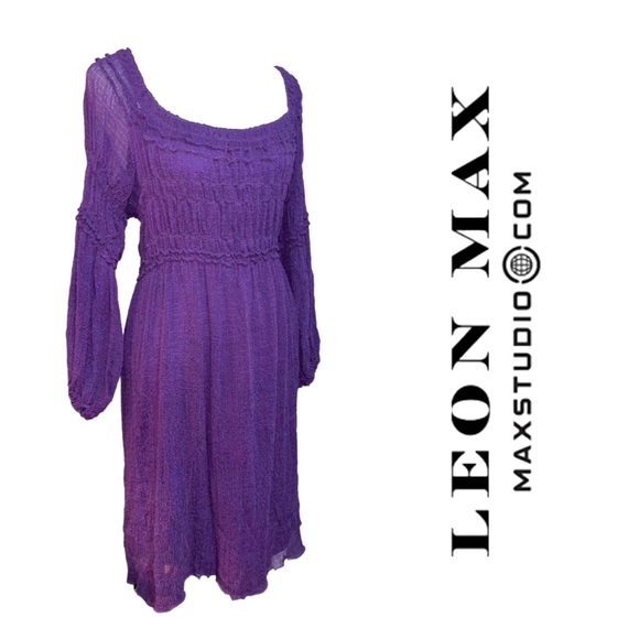 Gorgeous SILK Dress from Leon Max - Picture 2 of 9